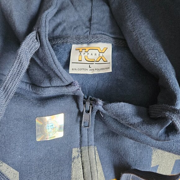 UC Berkeley California Golden Bears Full Zip Hoodie NWOT Navy Blue Adult Large - Picture 4 of 7